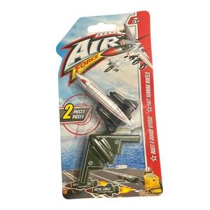 Air Force F117 Stealth and A10 Warthog Toys (2 piece set)